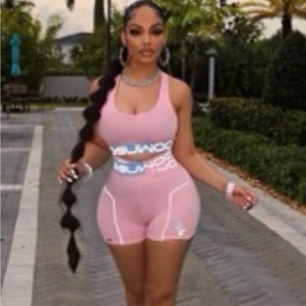 Chic Pink Workout Set